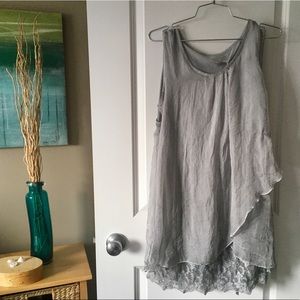 New Simply Couture Flowy Layered Tunic